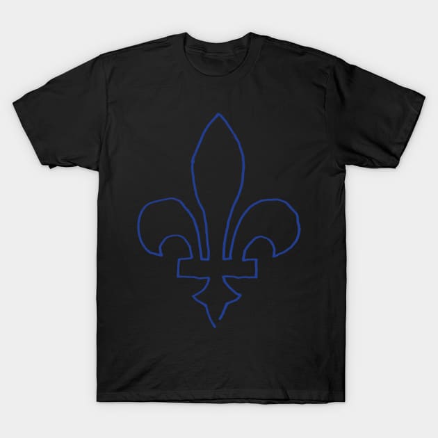 One line Quebec T-Shirt by COLeRIC